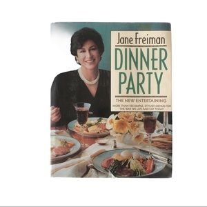 Jane Freiman Dinner Party Cookbook Hardcover